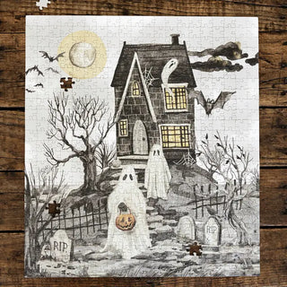 500 Piece Spooky Night Puzzle