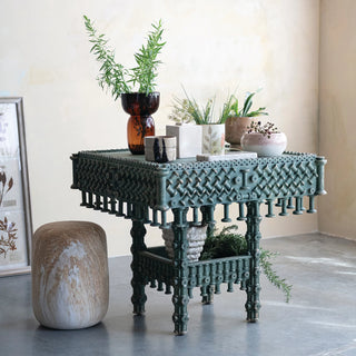 Vintage Style Tramp Art Spool Table - Preorder