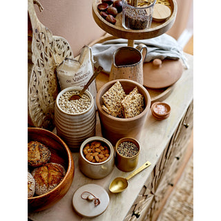 Set of 6 Gold Tone Measuring Spoons