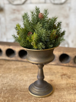 8" White Spruce Half Sphere