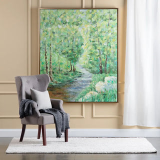 61" Spring River Canvas Wall Decor