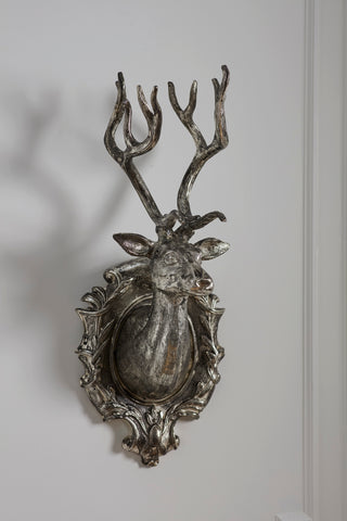 Silver Stag Wall Mount