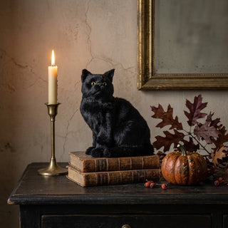 Sitting Black Cat