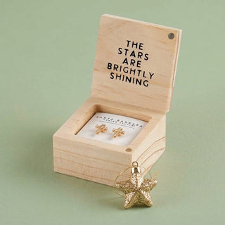 Treasure Box - Oh Holy Night - Cross Earrings