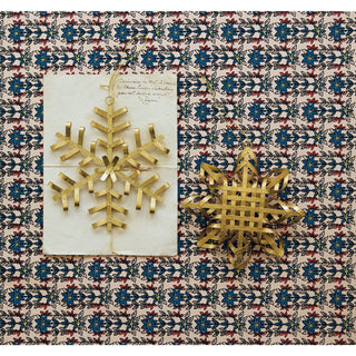 Gold Metal Snowflake Ornament – 2 Styles