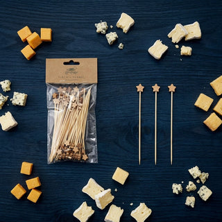 Bamboo Skewers with Star Shaped Handles
