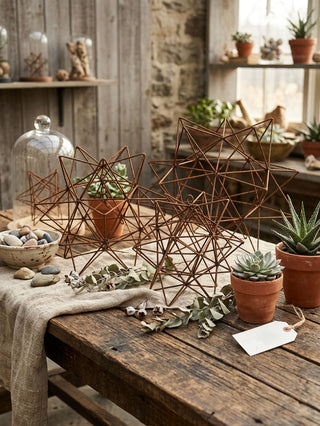 Primitive Hanging Rusty Star - Choose Size