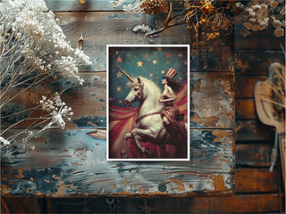 Vintage Stars and Stripes Circus - Note Card