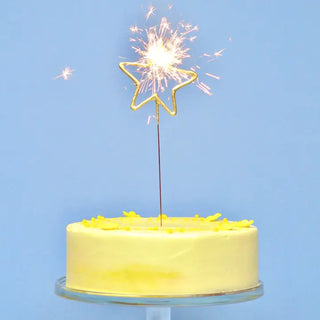 Grande 12" Gold Star Sparkler Wand Card