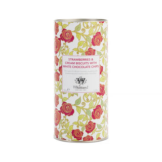 Whittard Strawberries & Cream Cookies with White Chocolate