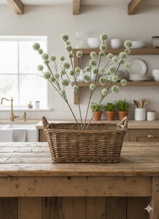 31" Snowy Pom Pom Stem