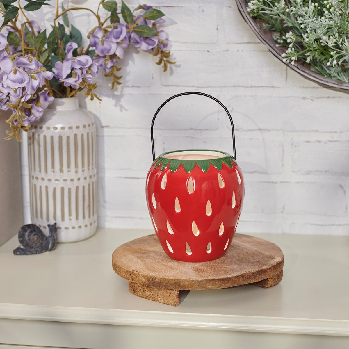 Strawberry Candle Holder