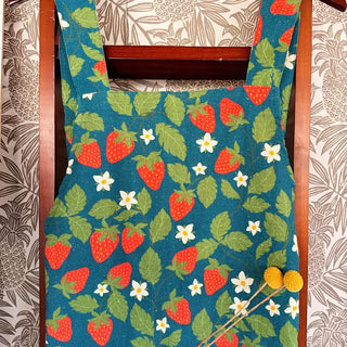 Organic Material Cross Back Apron - Choose Color