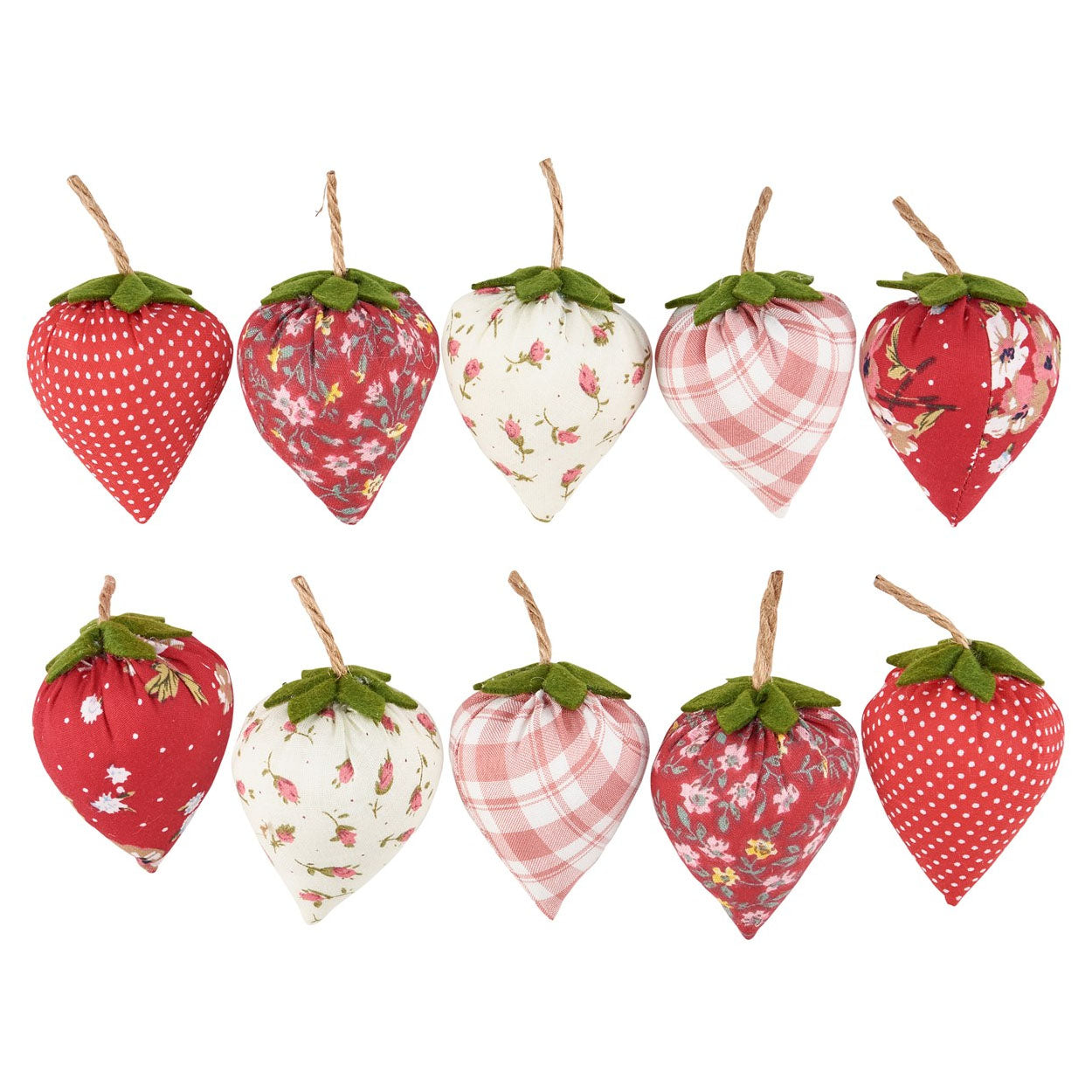 Set of 10 Strawberry Bowl Fillers