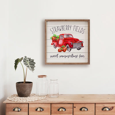 Strawberry Fields Truck Wall Decor - Choose Size