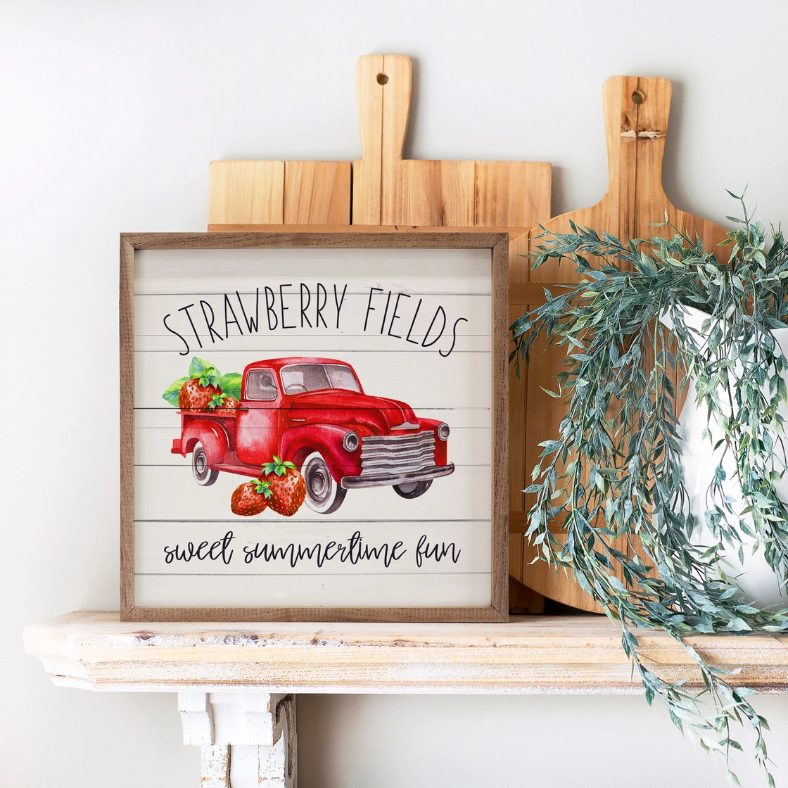 Strawberry Fields Truck Wall Decor - Choose Size
