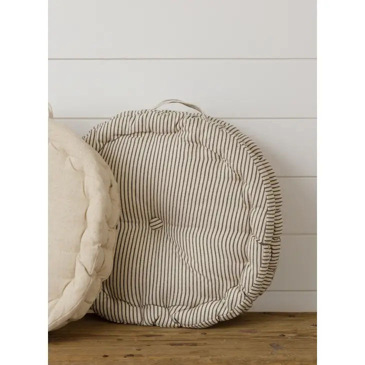 Striped Tufted Cushion
