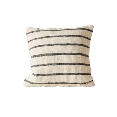On The Coast Striped 20" Pillow - Choose Navy Blue or Yellow