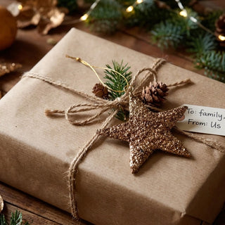 Gold Mosaic Star Ornament