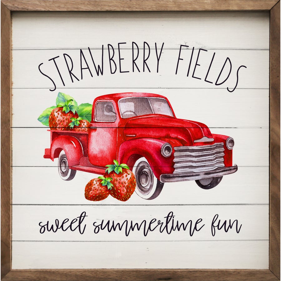Strawberry Fields Truck Wall Decor - Choose Size