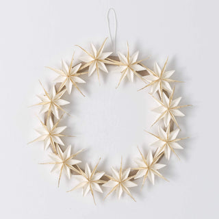 Paper Star Wreath