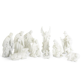 12 Piece Sugared Nativity Set