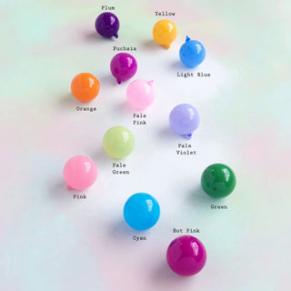 Glitterville 4" Sugar Sweet Ball Ornament – Choose Color