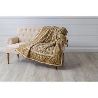 Block Print Quilt Throw