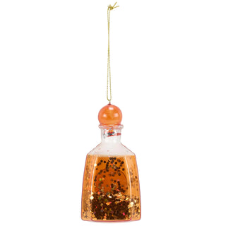 Glass Tequila Bottle Ornament
