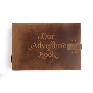 Our Adventure Leather Bound Book - Choose From 5 Colors