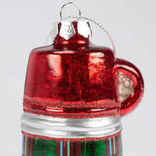 Glass Thermos Ornament