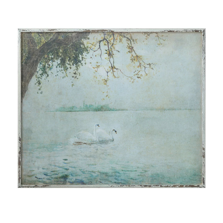 Framed Wall Decor - The Swans