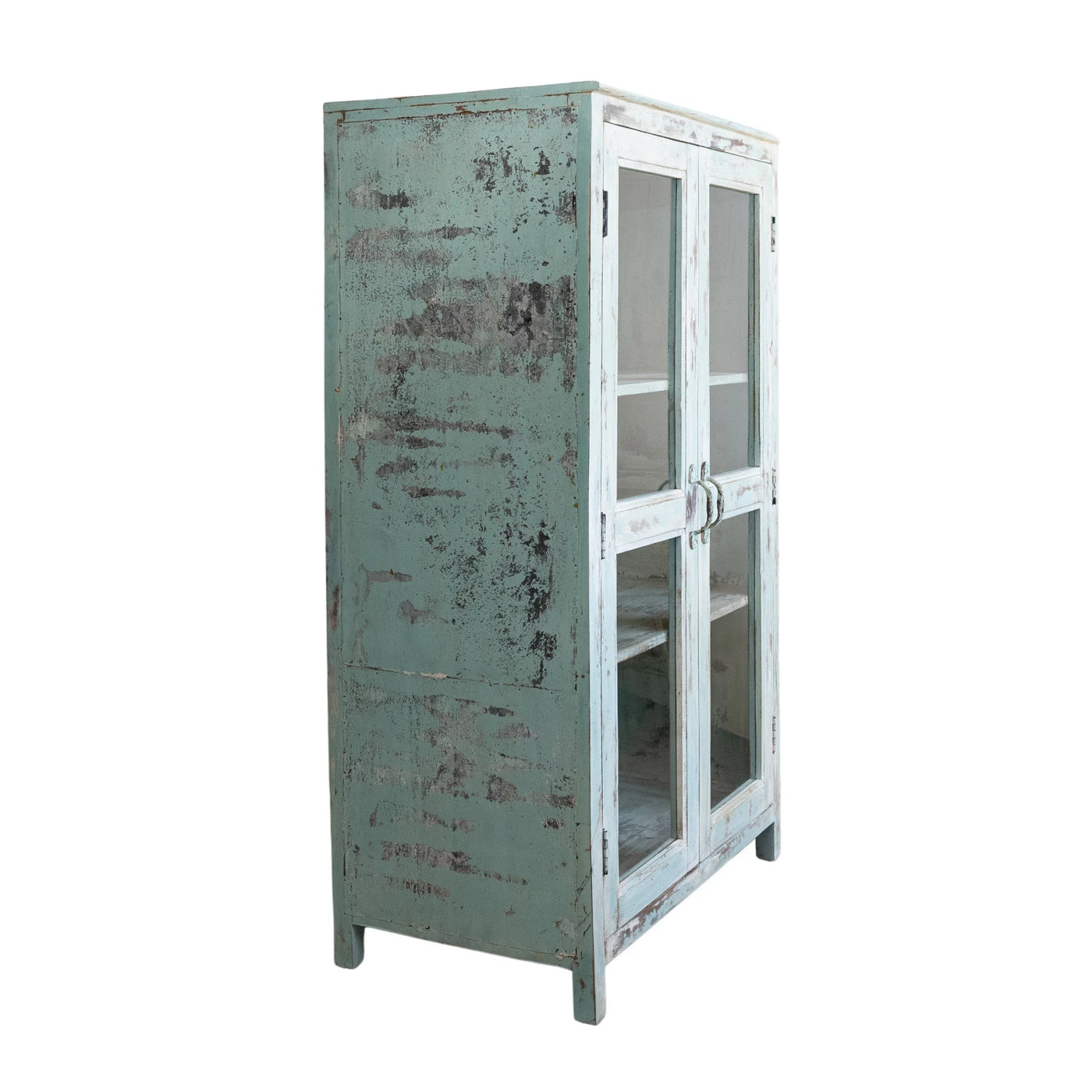 Weathered Style Cabinet with Tin Sides