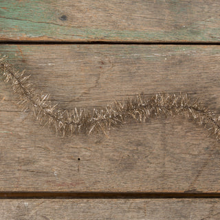 108" Vintage Silver Tinsel Garland
