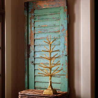 30" Gold Tinsel Tree