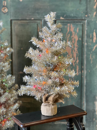 Retro Tinsel Tree - Choose Size