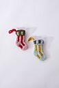 Tiny Stocking Ornament - Choose Color