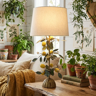 Lemon Toleware Table Lamp
