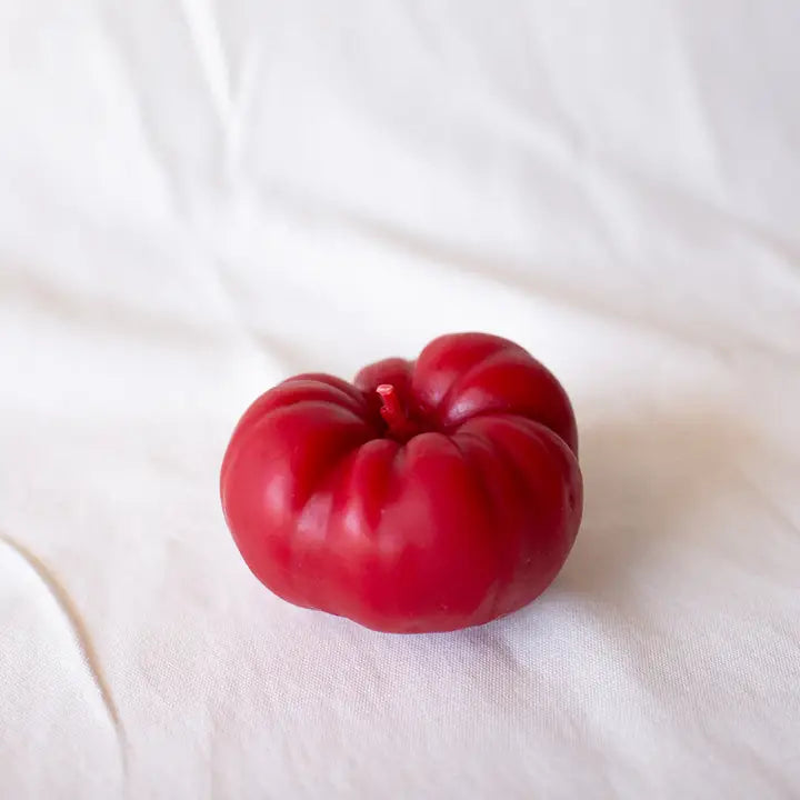 Beeswax Heirloom Tomato Shaped Candle