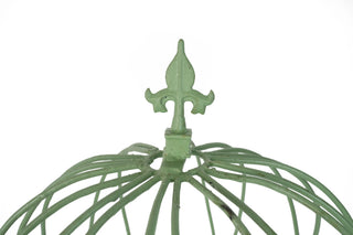 Set of 3 Weathered Iron Topiaries