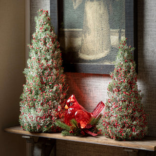 Frosted Pine Berry Tree - Choose Size