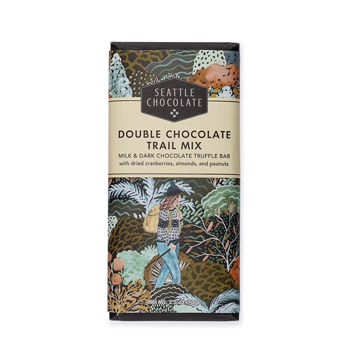 Seattle Chocolate - Double Chocolate Trail Mix Truffle Bar