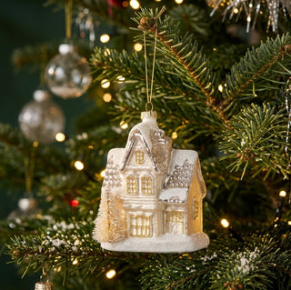 Glass House Ornament