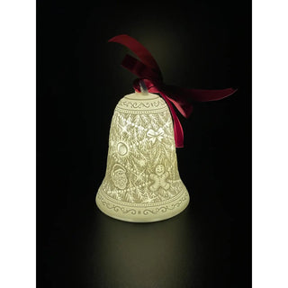 Luumii Lights Porcelain Bell Ornament - Christmas Tree