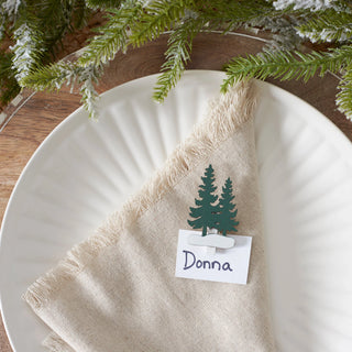 Pine Tree Place Card Holder Set