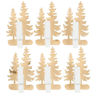 Pine Tree Place Card Holder Set