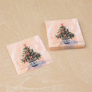 Paper Cocktail Napkins - Blush Berry Bough