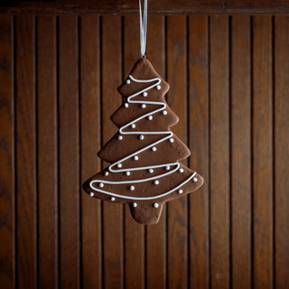 Faux Gingerbread Tree Ornament