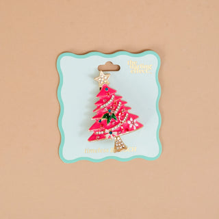 The Whimsical Tree Holiday Brooch