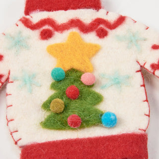 Tree Christmas Sweater Ornament